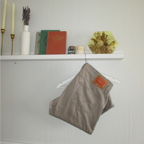 Levi's Beige Denim Pants - Picture 1 of 4